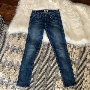 PAIGE—Skyline Low‎ Rise Ankle Peg in Celestine Wash. 24X28